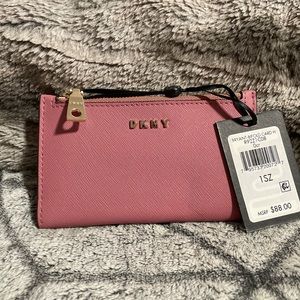 Never used pink DKNY wallet